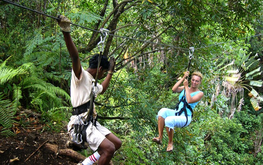 Канатная дорога Zip Lines и Крокодиловый Парк